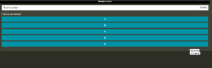 Socrative screenshot - choices