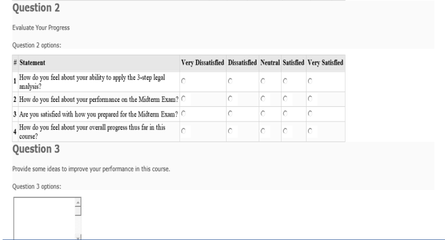 Midterm Personal Performance Evaluation - Part 2